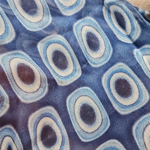 ⚡️5 For $10⚡️Blue vintage scarf lot - Picture 5 of 5